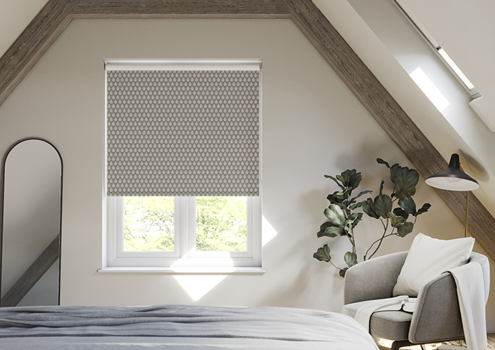 Emily Bond Jaipur, Smoke - Roller Blind - Image 3